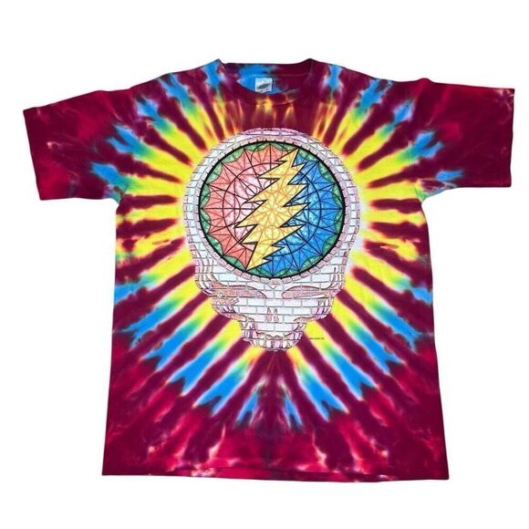 Vintage 90s Grateful Dead Tie Dye Tour Shirt 1994 Single Stitch XL - Picture 1 of 8